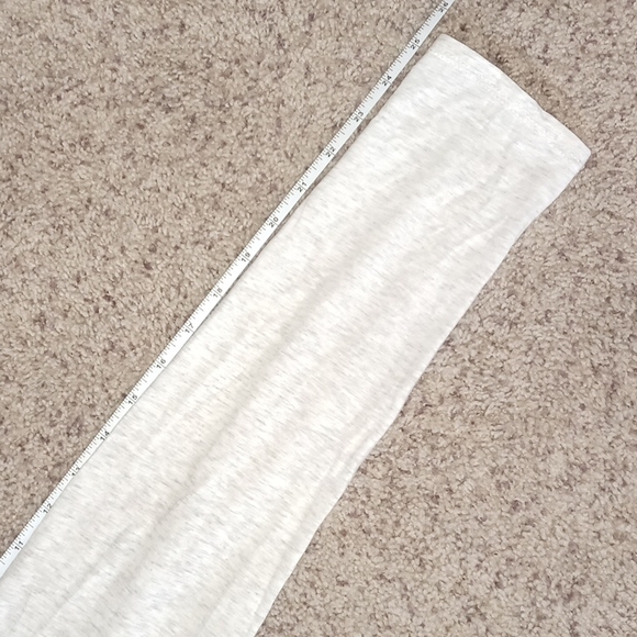 Pure Jill Long Sleeve Stretch Women's Medium Heathered Oatmeal Long Sleeve Shirt - Picture 7 of 16